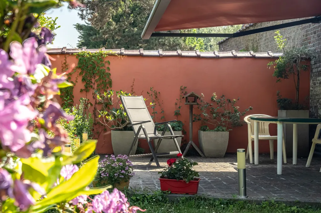 Terrasse - Maison de Maître avec Jardin d'Exception à Tournai