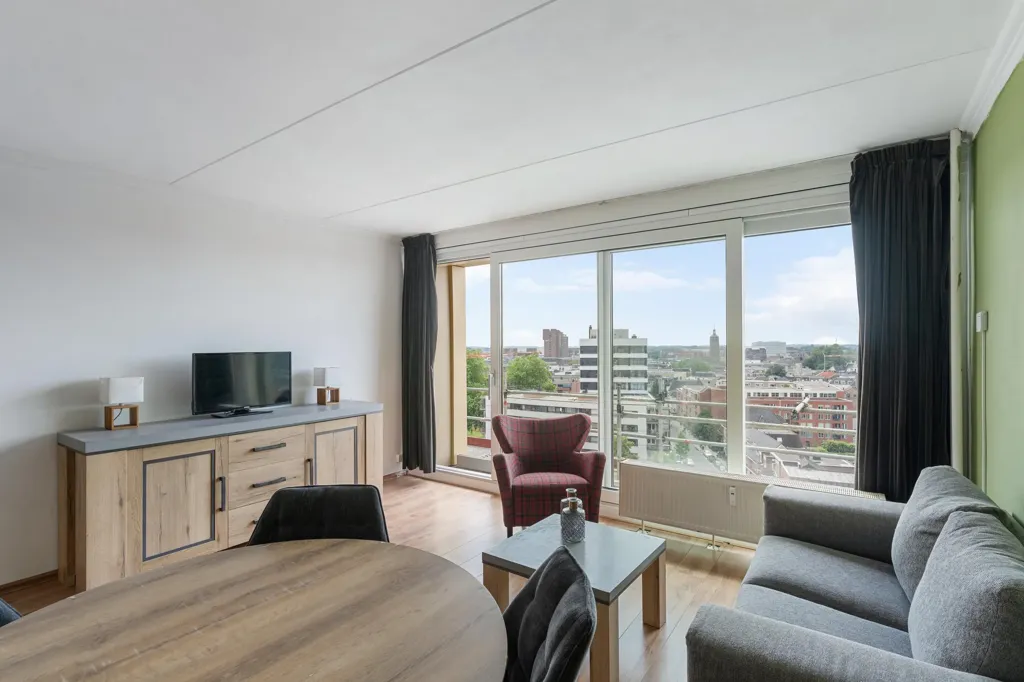 Séjour - Galerijflat with City View in Enschede