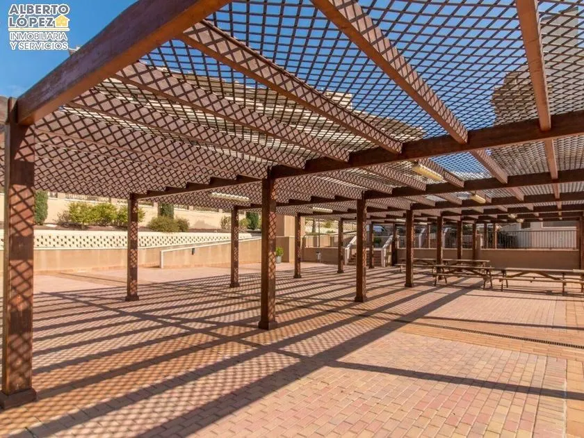 Terrasse - Apartment with Pool in Arenales del Sol, Elx