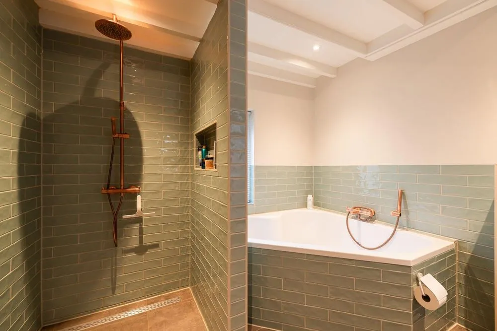 Bathrooms - Restored House with Courtyard in Haarlem's Historic District