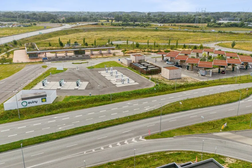 Õhuvaade - Business Plot with High Visibility in Odense