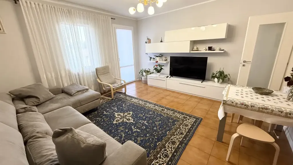 Séjour - Rustic-Style Apartment with Terrace in Maser