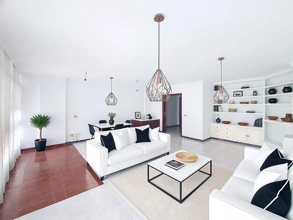 Séjour - Spacious Flat with Sea Views in Canteras