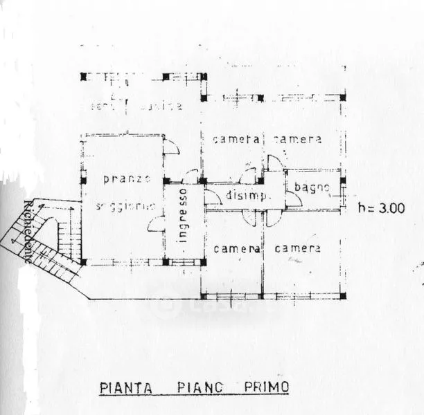 Plan - Independent Villa with Garden in Macomer