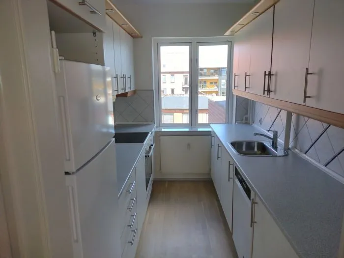 Cuisine - Renovated Flat with Terrace in Odense C