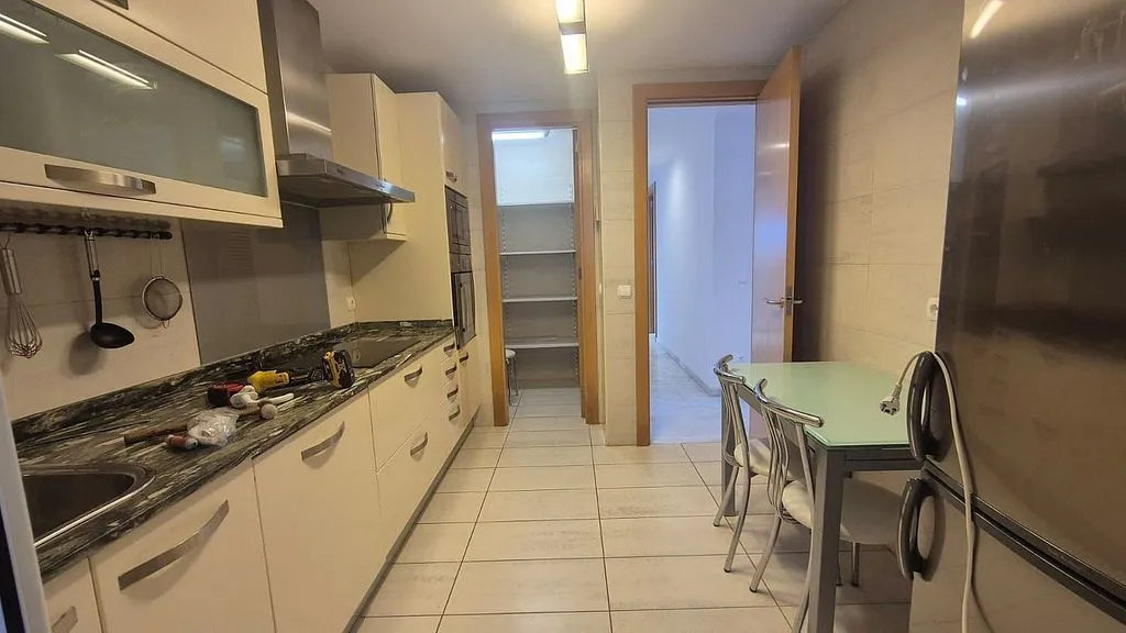 Köök - Seafront Apartment with Terrace in El Coll d'en Rabassa