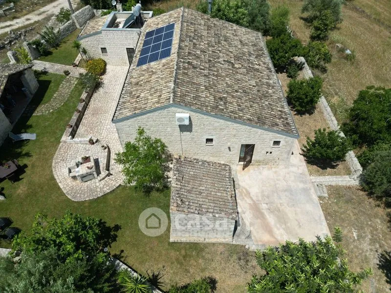 Vue aérienne - Restored Villa with Garden in Modica