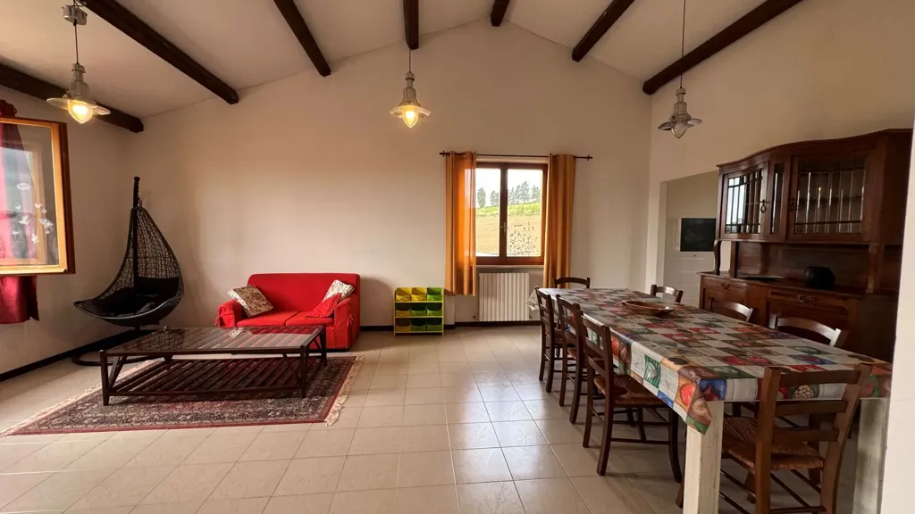 Dining Room - Independent House with Garden in Castelfidardo