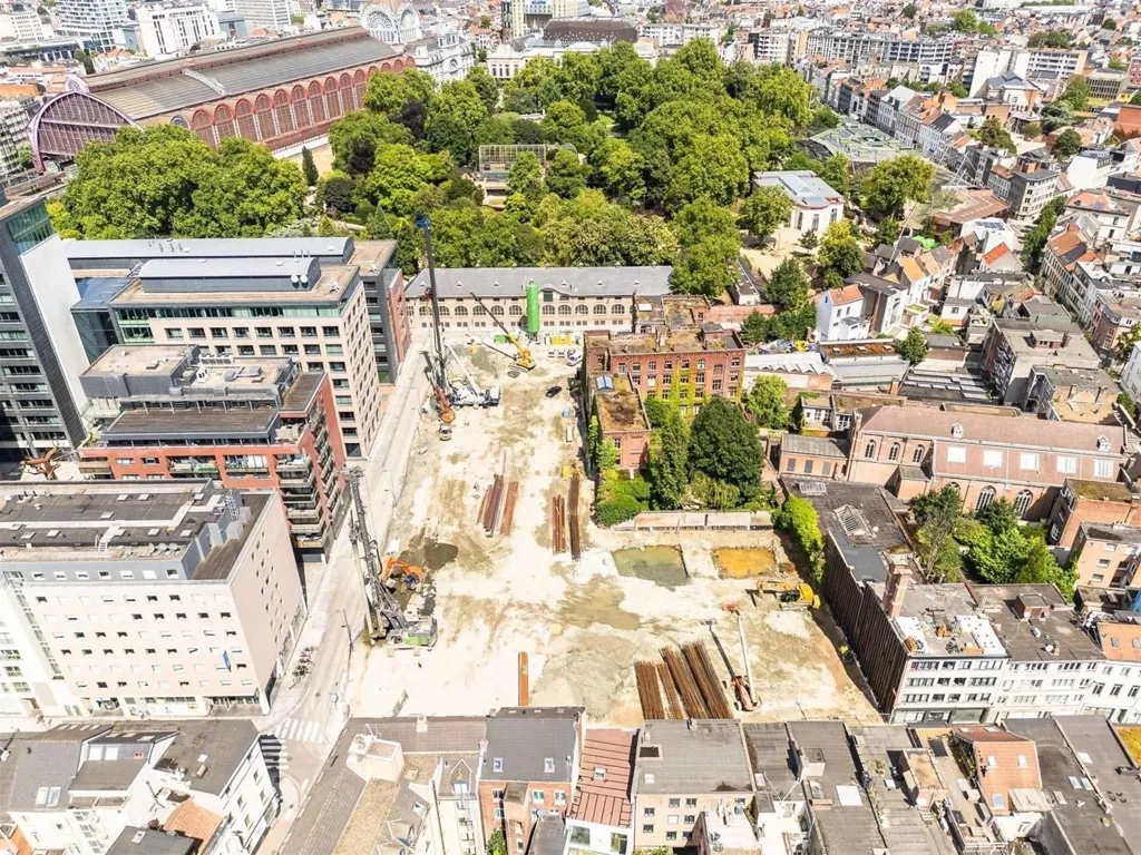 Vue aérienne - Appartement Neuf avec Terrasse à Anvers