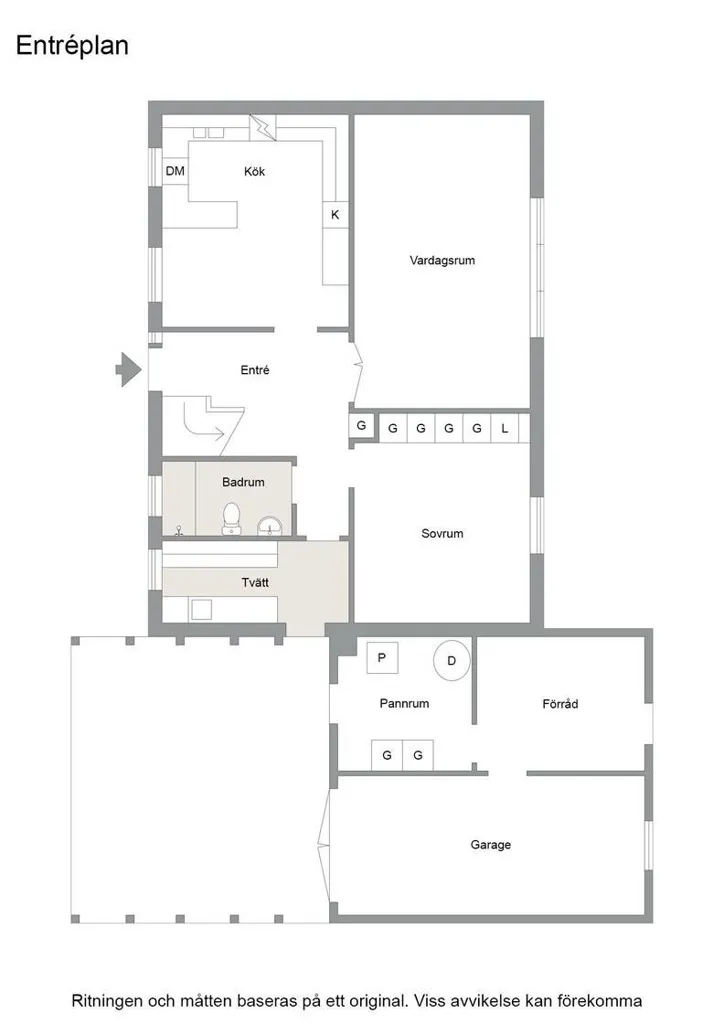 Plaan - Villa with Garden in Floby