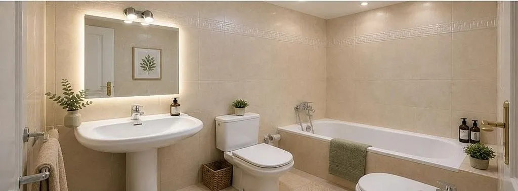 Salles de bain - Apartment with Pool in San Pedro de Alcántara