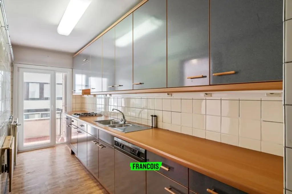 Köök - Apartment with Sea View in Ostend Centre
