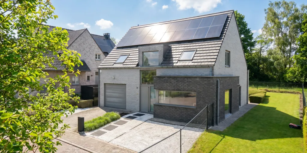 Extérieur - Villa moderne avec terrasse à Sterrebeek