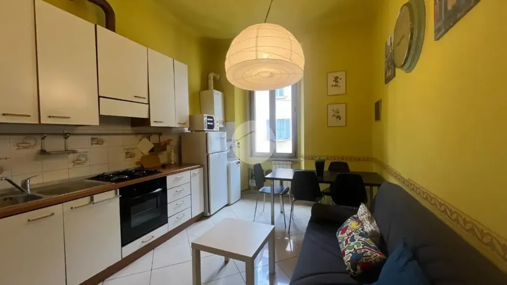 Köök - Armed Trilocale with Garden in Milan