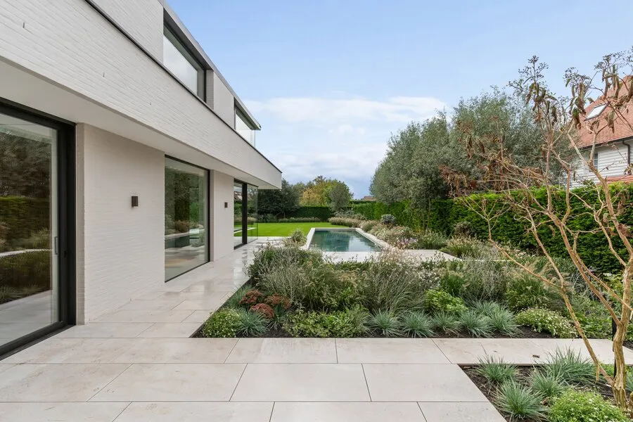 Jardin - Villa Nouvelle Construction avec Piscine à Knokke