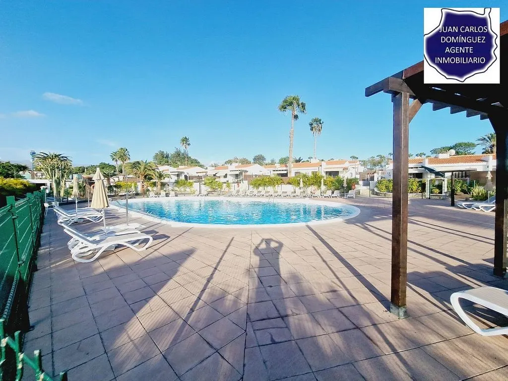 Piscine - Terraced House with Pool in Maspalomas