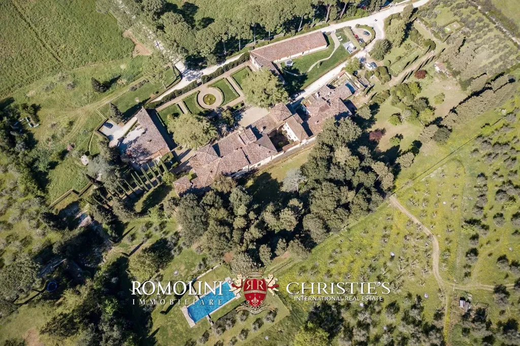 Vue aérienne - Historic Villa with Panoramic Views near Florence