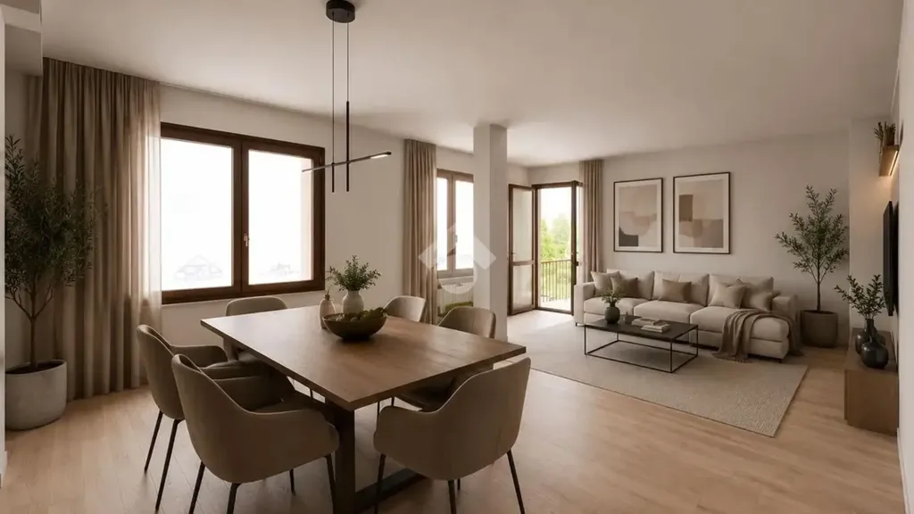 Salle à manger - Rustic Property with Balcony in Costa Volpino