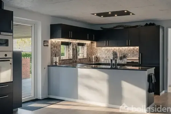 Kitchen - Modernised Villa with Family Layout in Rødding