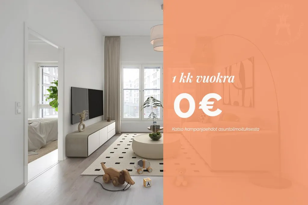 Modern Apartment with Balcony in Vuosaari