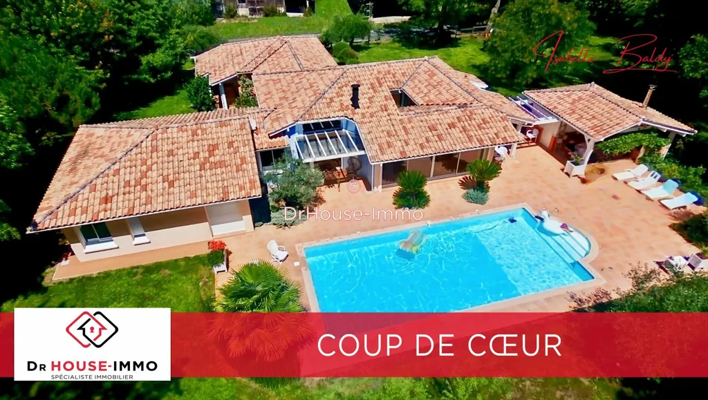 Õhuvaade - Villa with Heated Pool in Soustons
