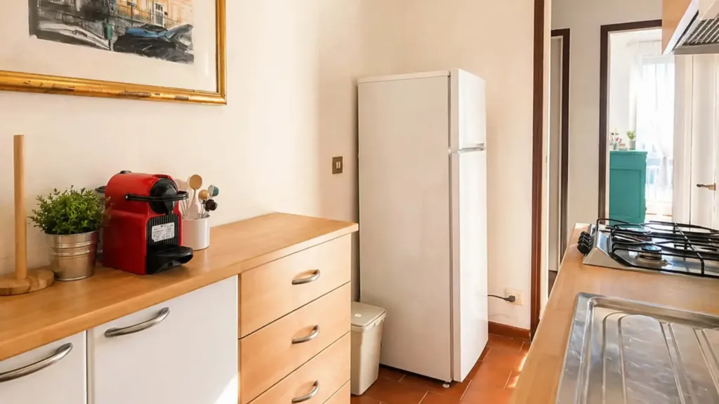 Köök - Studio Apartment with Balcony in Milan