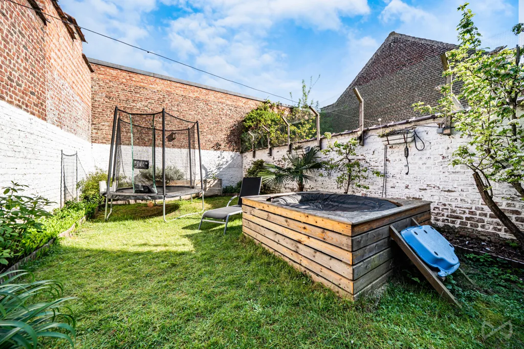 Jardin - Immeuble Duplex avec Jardin à Jette