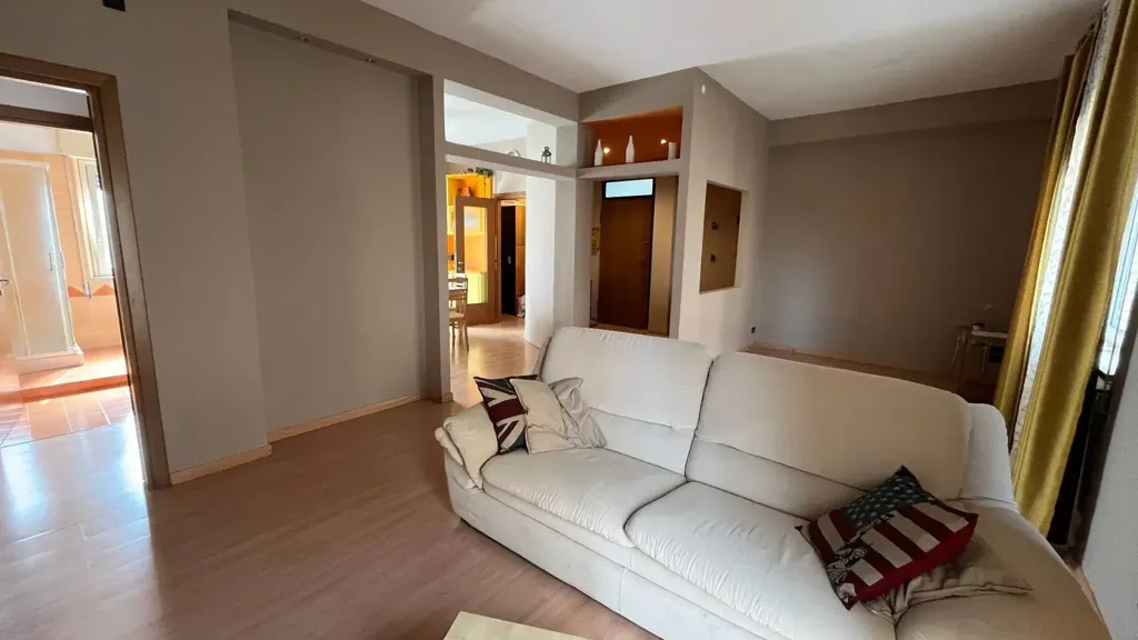Living Room - Bright Apartment with Balcony in Vasto