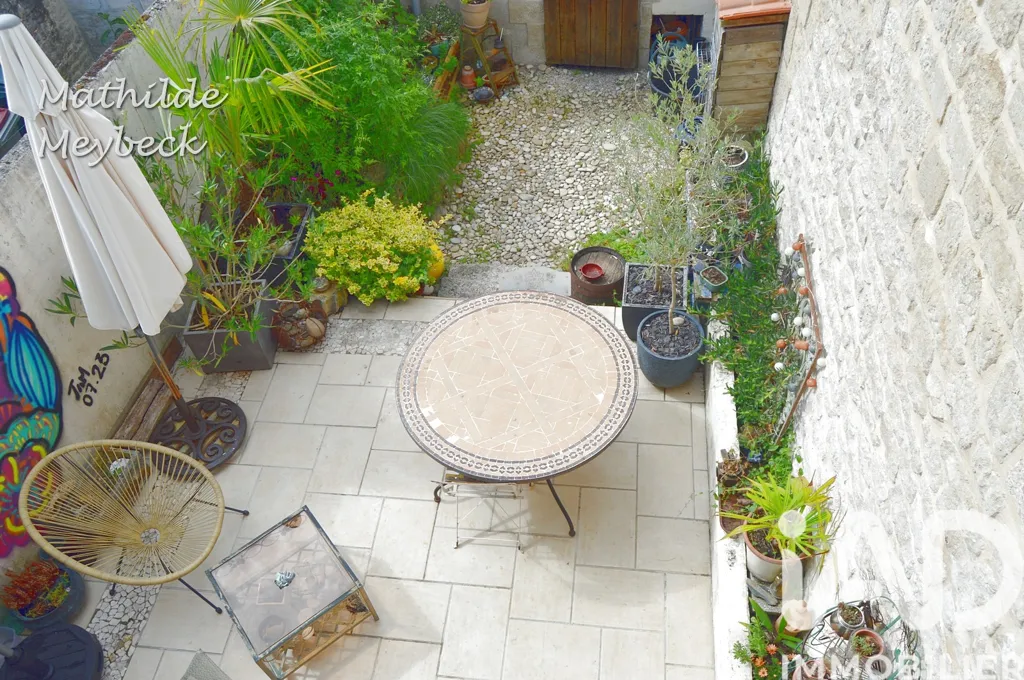 Jardin - Maison de Ville de Caractère à Niort Centre