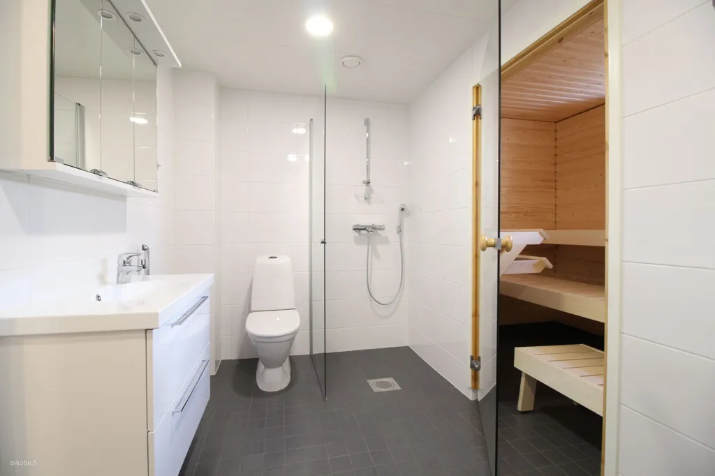 Vannitoad - Modern Flat with Private Sauna in Martinlaakso