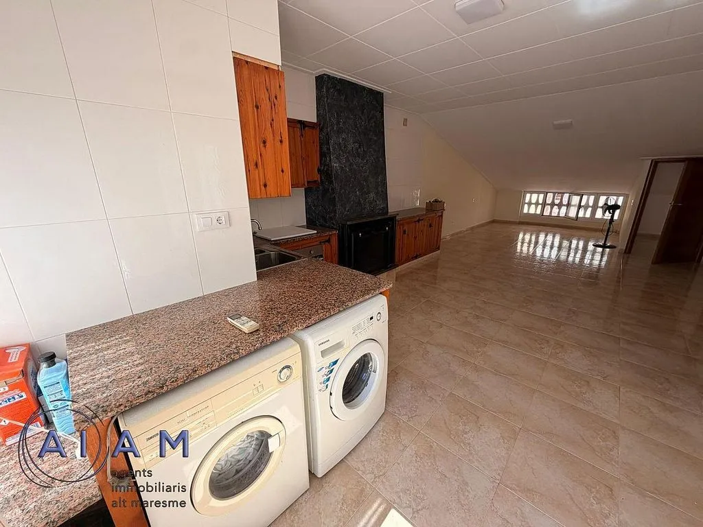 Kitchen - Studio Loft with Terrace in Pineda de Mar Centre