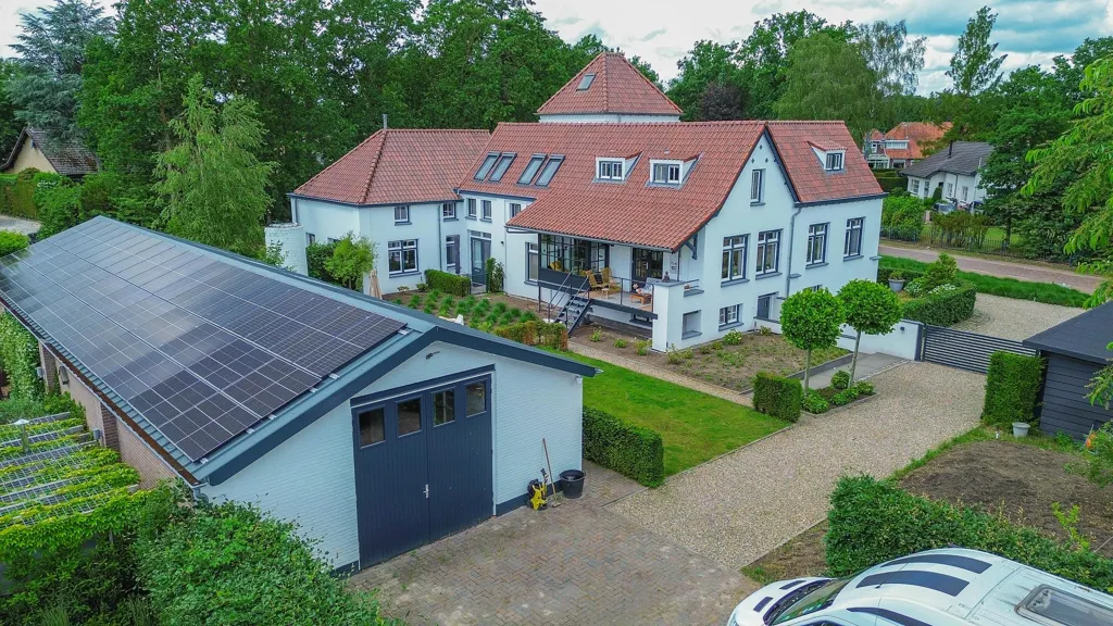 Aerial - Renovated Former Dairy with Natura 2000 Proximity