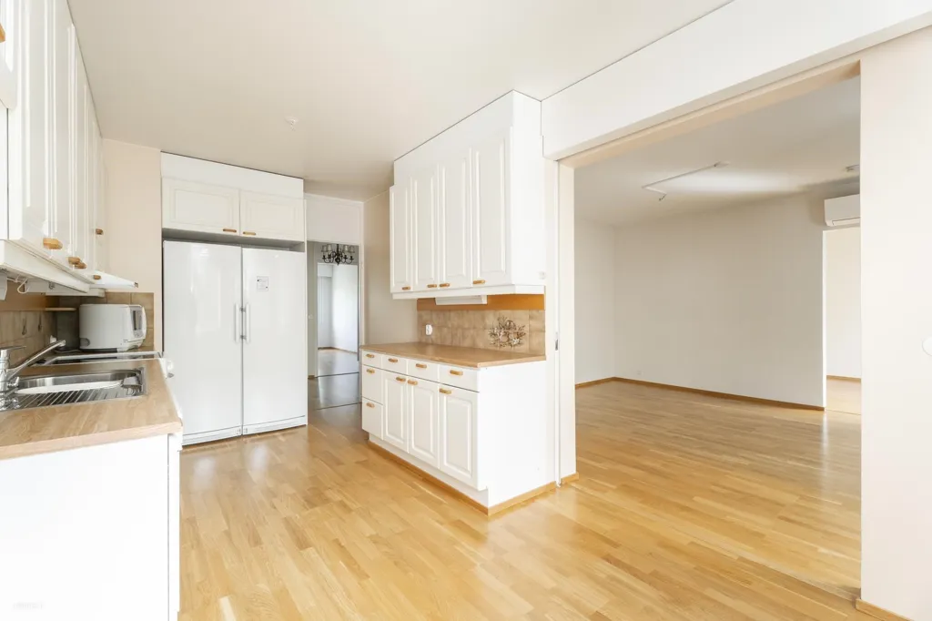 Köök - City Apartment with Garden in Tampere