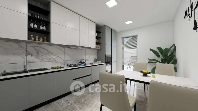 Köök - Modernised 4-Bed Flat with Private Garden in Assemini