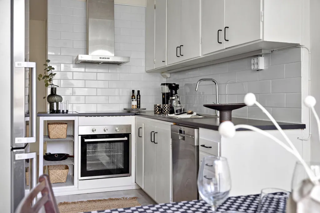 Köök - Modern Flat with Balcony in Göteborg