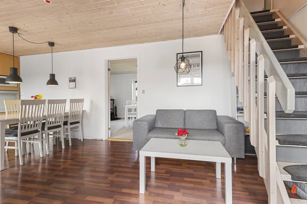 Living Room - 1952 Villa with Garden in Aars