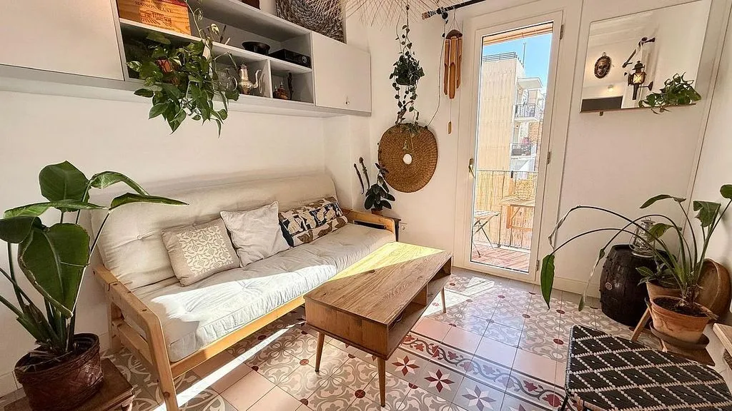Séjour - 1-Bedroom Flat with Balcony in Sant Antoni