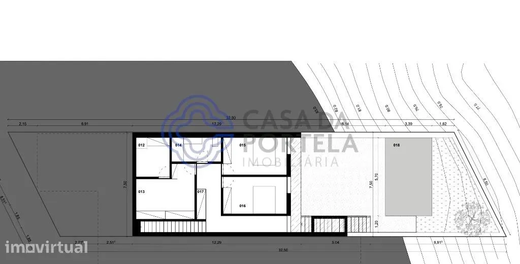 Plan - Construction Plot with Sea View in Sesimbra