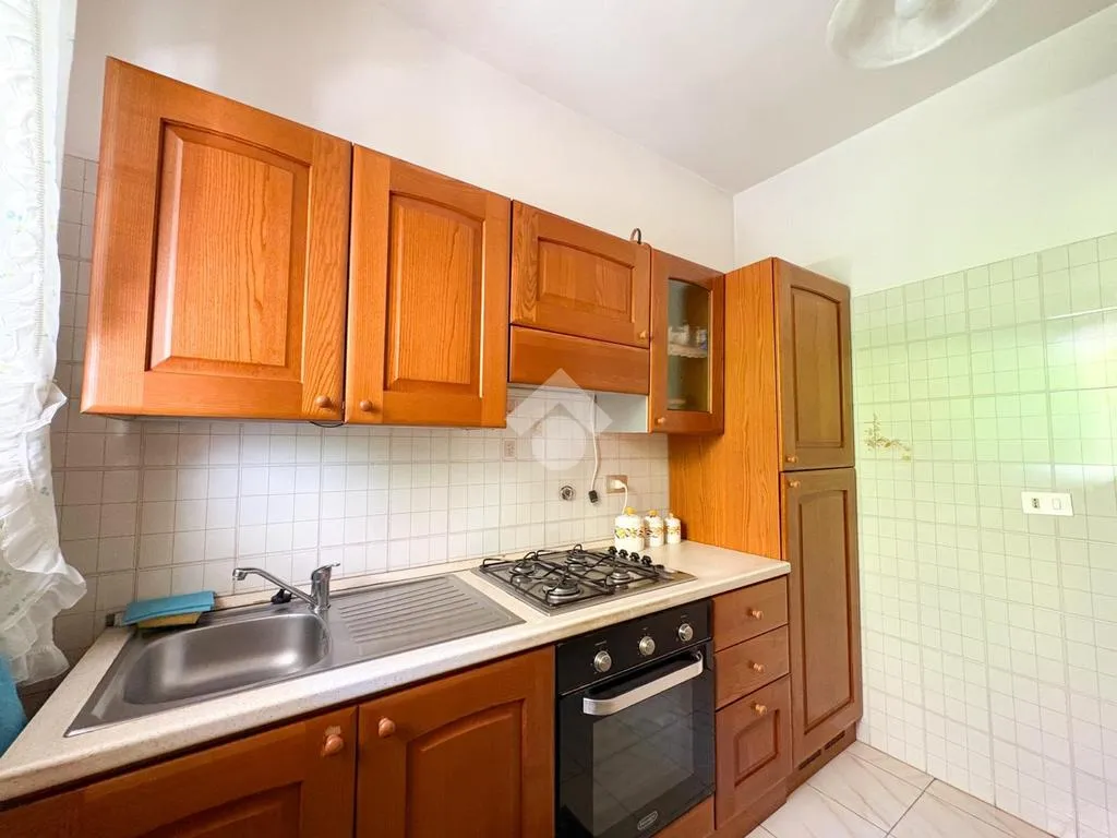 Cuisine - Bright 3-Room Apartment with Terrace in Alghero