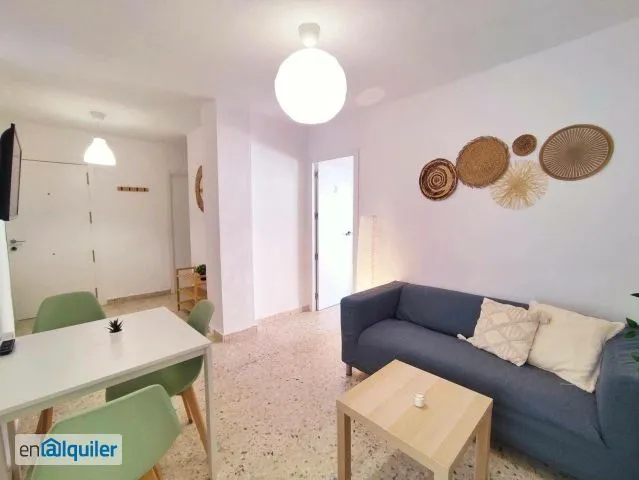 Living Room - Apartment with Terrace in Granada