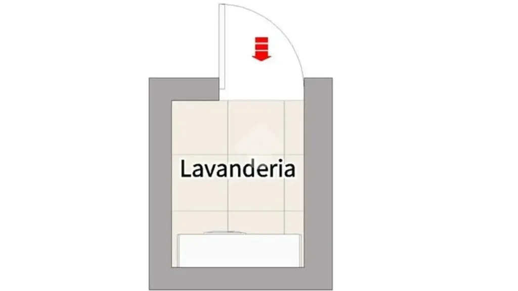 Plan - Contemporary Trilocale in Viterbo's Historic Centre