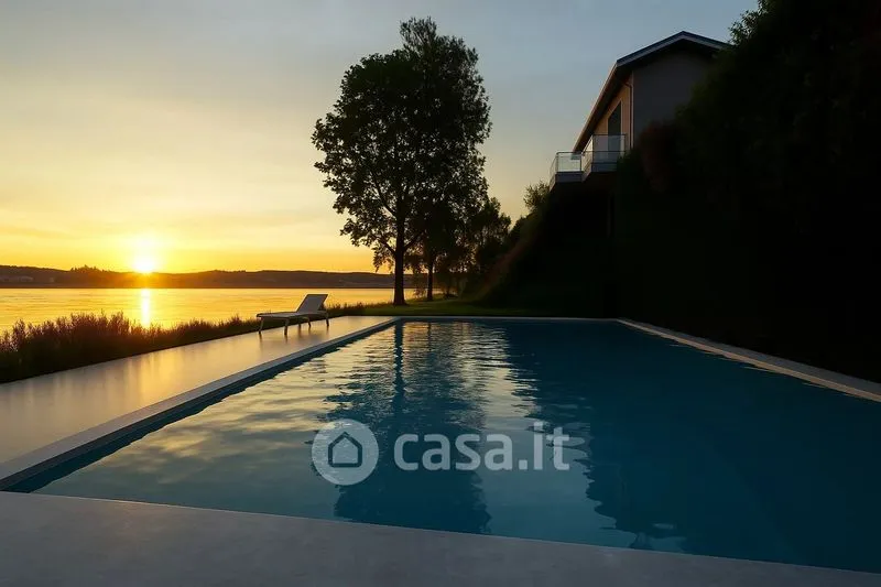 Pool - Villa with Lake View in Meina