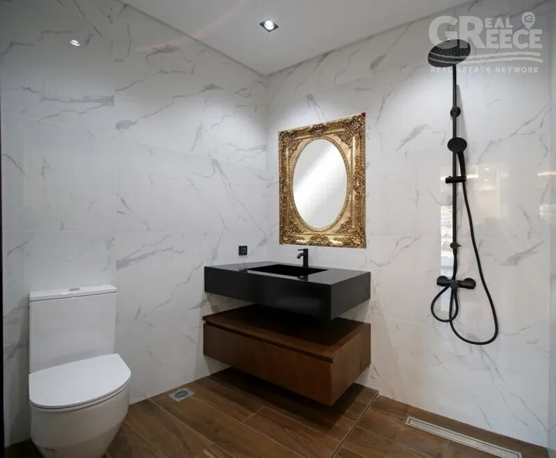Salles de bain - Modern Villa with Sea View in Voula