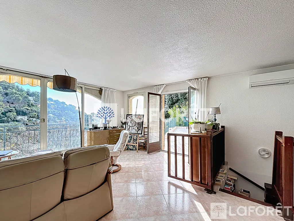 Living Room - Bright Apartment with Large Terrace in Roquebrune-Cap-Martin