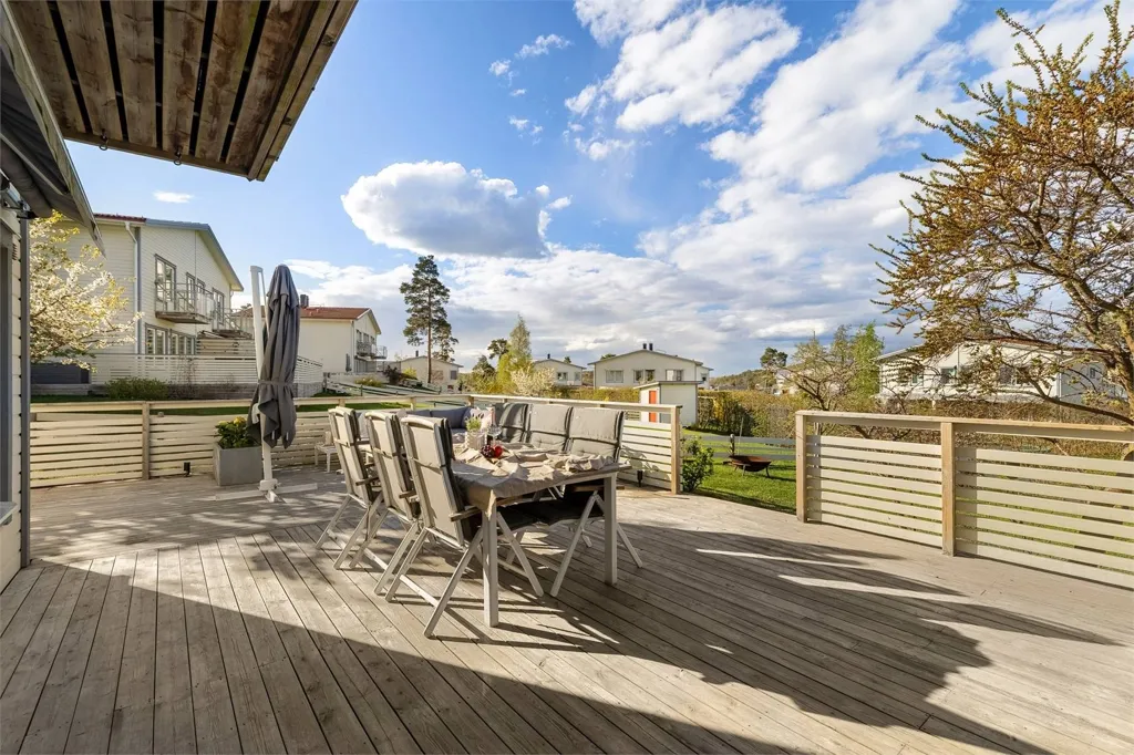 Terrasse - Parhouse with Sea View in Torsbyfjärden