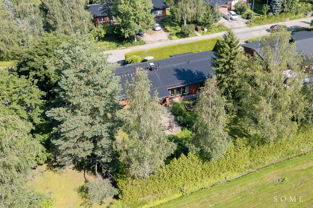 Vue aérienne - Spacious Detached House with Garden in Tuusula