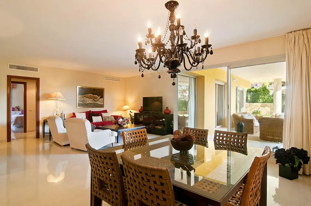 Söögituba - Apartment with Garden and Pools in Sol de Mallorca