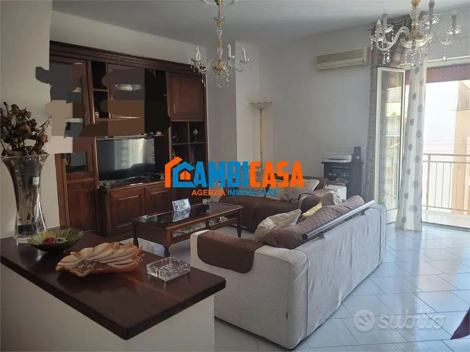 Séjour - 4-Bed Apartment with Terrace in Mondello