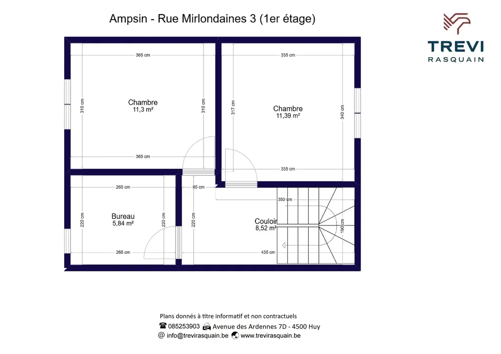Plan - Maison avec Garage sur les Hauteurs d'Amay