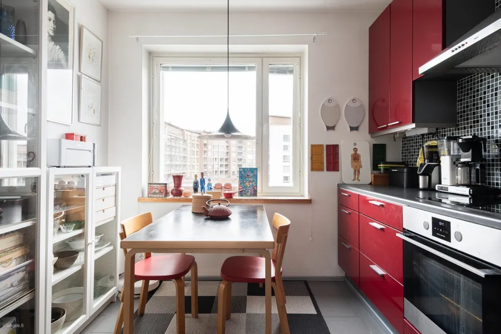 Köök - Sixth-Floor Flat with Balcony in Kaleva